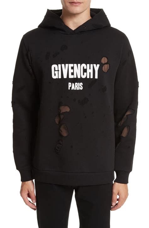 givenchy hoodie colour|Givenchy hoodie distressed.